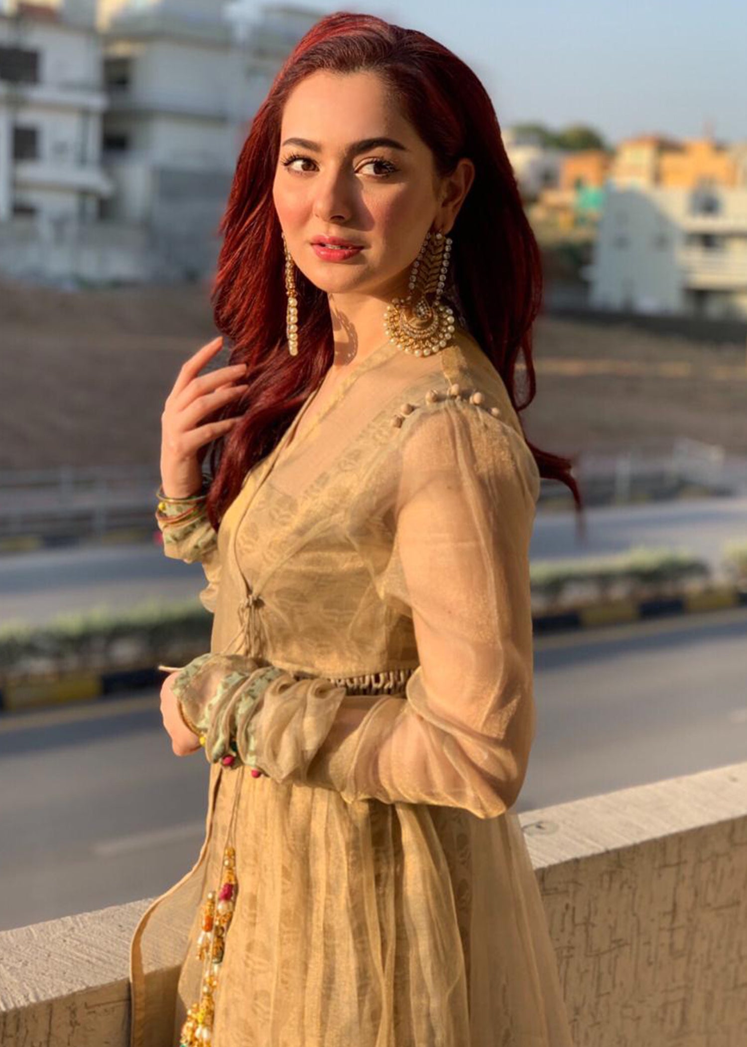 hania amir red velvet dress Dress Decode | @haniaheheofficial in a custom-made velvet dress by @mihhaofficial Styled by @aarindanoor . . . . . . . . . . . . . . . . #humawards